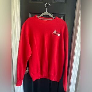 Vintage University of Wisconsin 1999 Rose Bowl Embroidered Sweatshirt-Size L